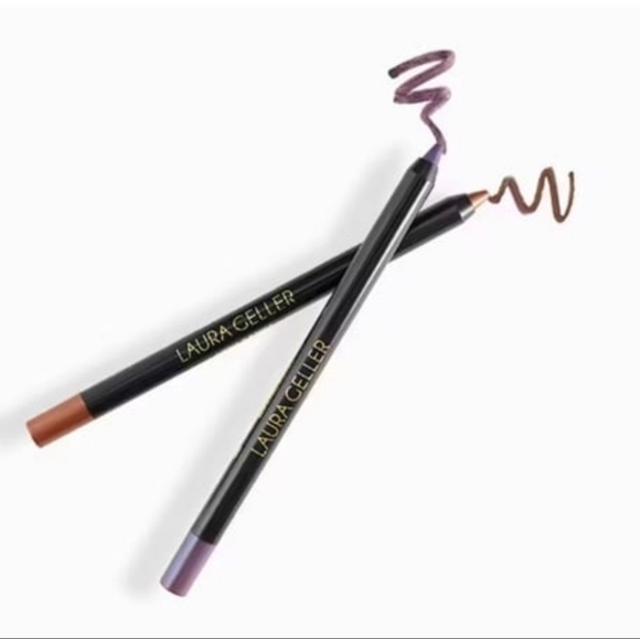 Laura Geller StyleEYES Liner Duo: Royal Plum & Warm Cocoa, NIB - Picture 2 of 3